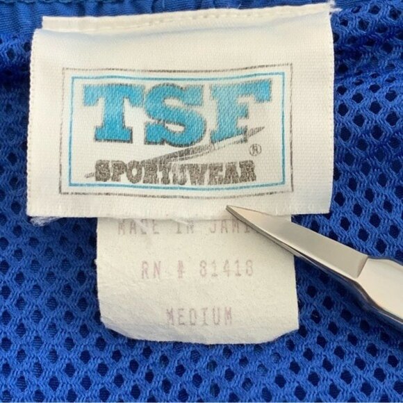 Guy Harvey Swim Trunks Mens medium Elastic waist with drawcord Blue Pockets Logo - Picture 2 of 10